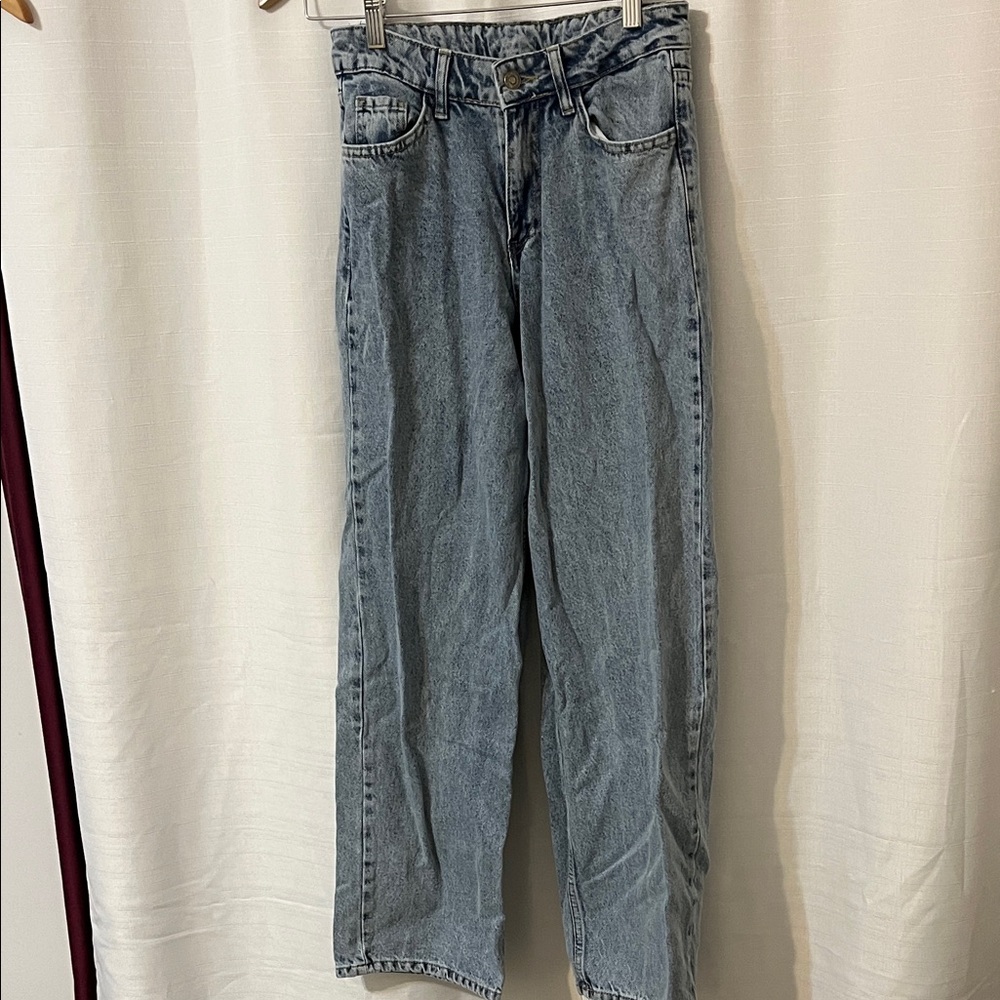 Women's Straight Leg Blue Jeans